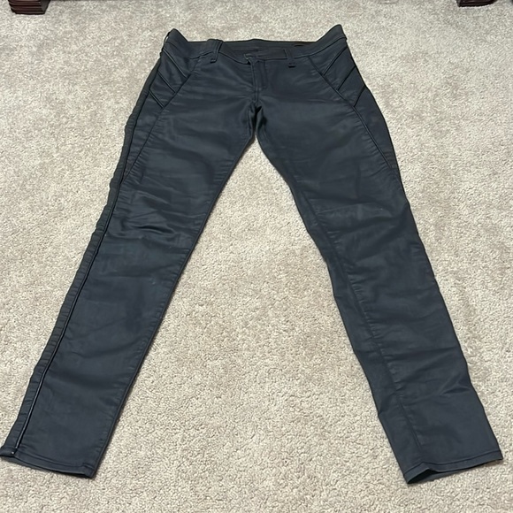 rag & bone | Pants & Jumpsuits | Rag Bone 0 Lamb Leather Gray High Rise ...